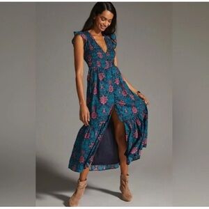 Anthropologie Peregrine Midi Dress
